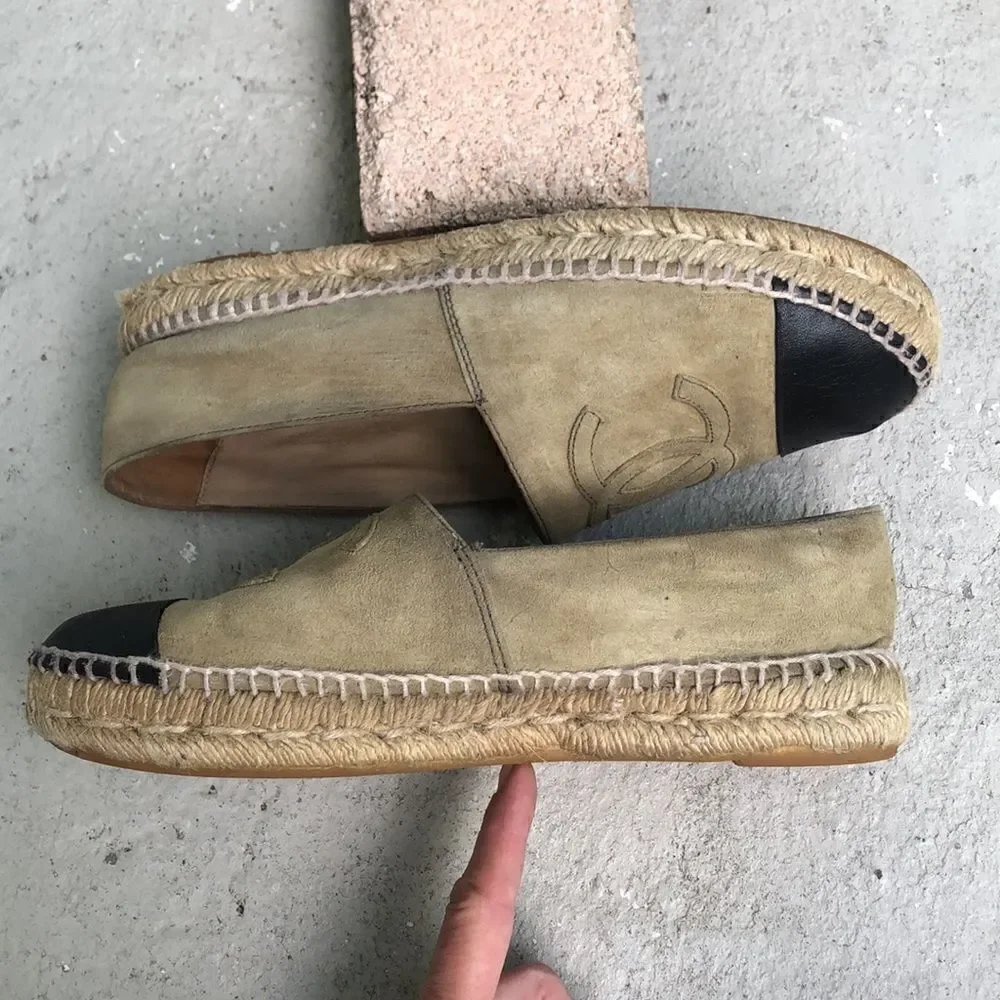 Chanel  Leather espadrilles